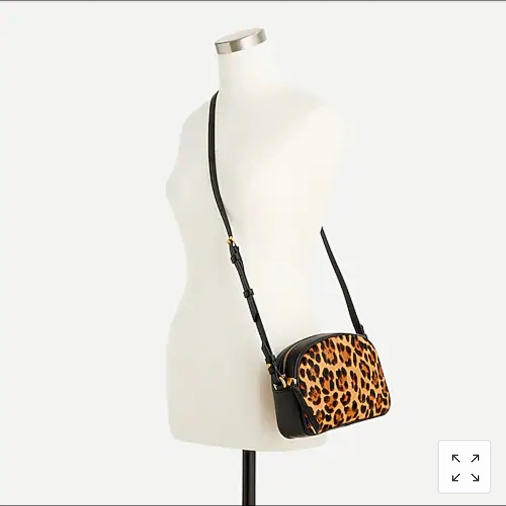 COPY - JCrew Leopard Print Devon Camera Bag